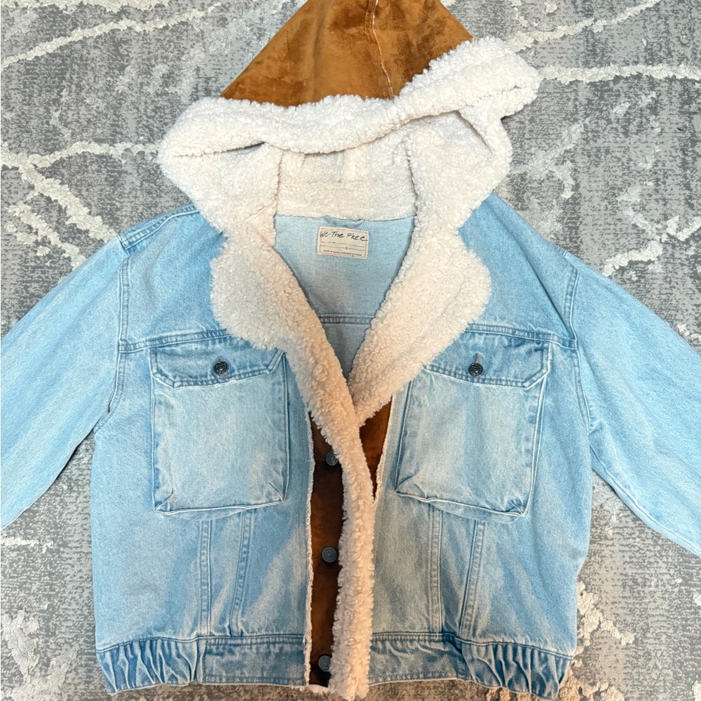 We The Free Perry Hooded Denim Jacket